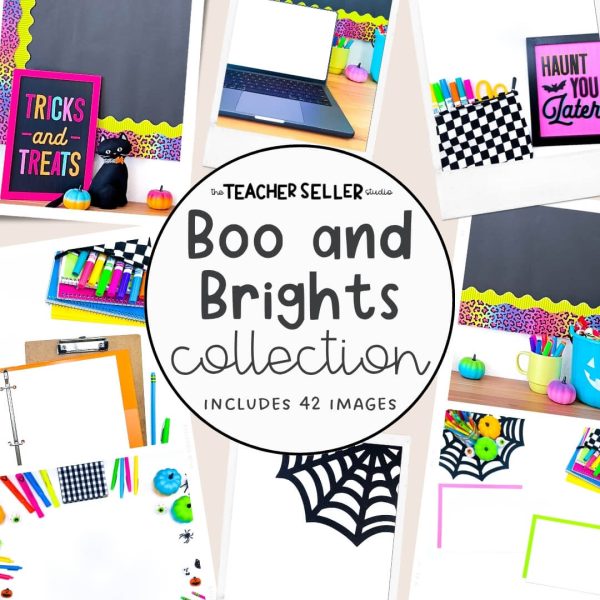 Boo and Brights Collection Mockup Images for Teacher Sellers