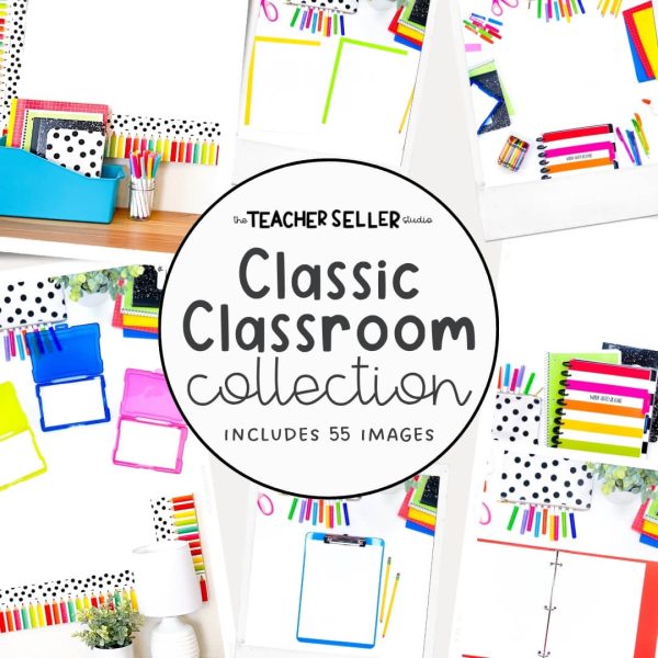 Classic Classroom Collection Mockup Images for Teacher Sellers