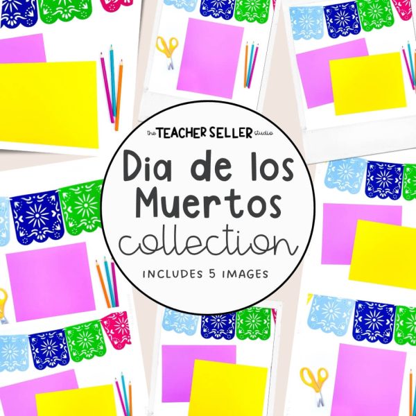 Dia de los Muertos Collection Mockup Images for Teacher Sellers