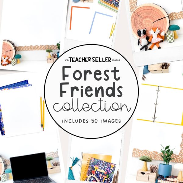 Forest Friends Collection Mockup Images for Teacher Sellers