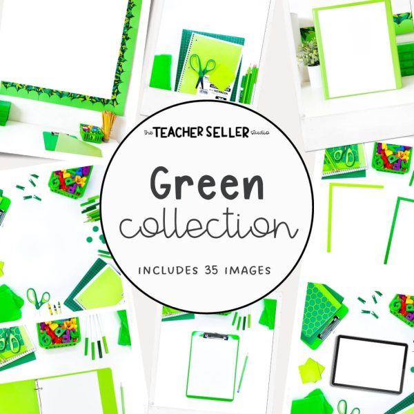 Green Collection Mockup Images for Teacher Sellers