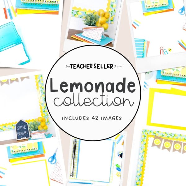 Lemonade Collection Mockup Images for Teacher Sellers