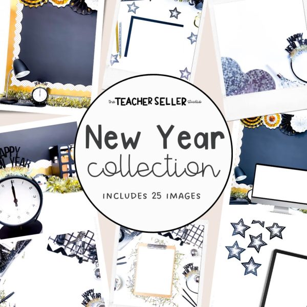 New Year Collection Mockup Images for Teacher Sellers