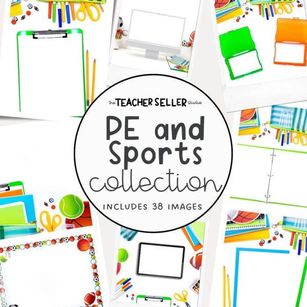 PE and Sports Collection Mockup Images for Teacher Sellers