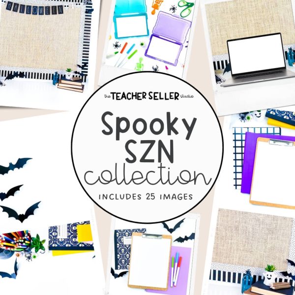 Spooky SZN Collection Mockup Images for Teacher Sellers