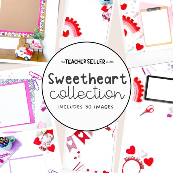 Sweetheart Collection Mockup Images for Teacher Sellers